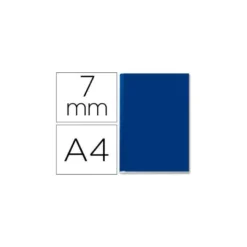 Tapa de Encuadernación Cartón Leitz DIN A4 Azul 36/70 hojas