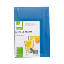 Tapa de Encuadernacion Carton Q connect A4 Azul 250gr pack 100 uds