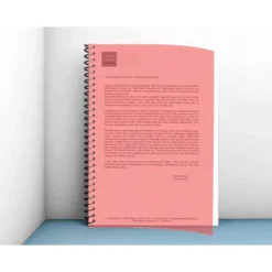 Tapa de Encuadernacion Polipropileno Liderpapel Din A4 rojo Opaco 0,5 mm pack 100 uds