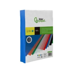 Tapa de Encuadernacion Polipropileno Liderpapel Din A4 azul Opaco 0,5 mm pack 100 uds
