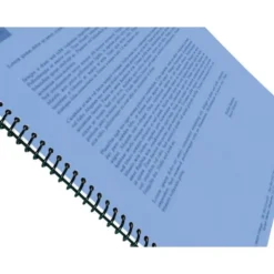 Tapa de Encuadernacion Polipropileno Liderpapel Din A4 azul Opaco 0,5 mm pack 100 uds
