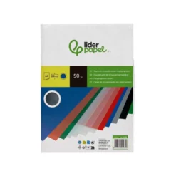 Tapa de Encuadernacion Polipropileno Liderpapel DIN A4 Azul 0.8mm pack 50 uds