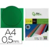 Tapa de Encuadernacion Polipropileno Liderpapel DIN A4 Color Verde 0,5 mm pack 100 uds