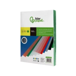Tapa de Encuadernacion Polipropileno Liderpapel DIN A4 Color Verde 0,5 mm pack 100 uds
