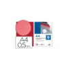 Tapa de Encuadernacion Polipropileno Rayado Liderpapel DIN A4 Rojo 0.5mm pack 100 uds