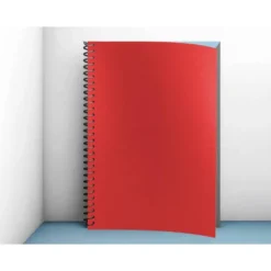 Tapa de Encuadernacion Polipropileno Liderpapel DIN A4 Roja 0.8mm pack 50 uds