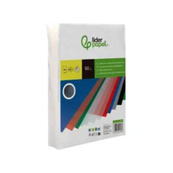 Tapa de Encuadernacion Polipropileno Liderpapel DIN A4 Transparente 0.8mm pack 50 uds