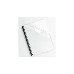 Tapa de Encuadernacion PVC Fellowes DIN A4 Color Transparente Cristal 180 micras pack 100 uds