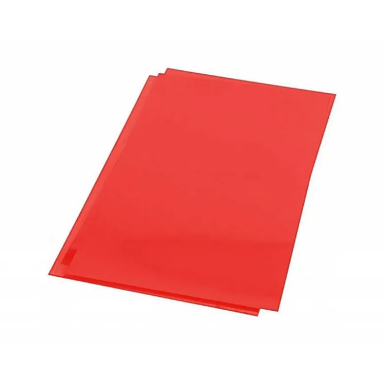 TAPA DE ENCUADERNACION Q-CONNECT PVC DIN A4 OPACA ROJO 180 MICRAS CAJA 100 UNIDADES