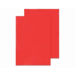 TAPA DE ENCUADERNACION Q-CONNECT PVC DIN A4 OPACA ROJO 180 MICRAS CAJA 100 UNIDADES