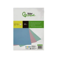 TAPA ENCUADERNACION LIDERPAPEL CARTON DIN A4 1 MM ROSA PAQUETE DE 50 UNIDADES