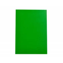TAPA ENCUADERNACION LIDERPAPEL CARTON DIN A4 0,9MM VERDE FLUOR PAQUETE DE 50 UNIDADES
