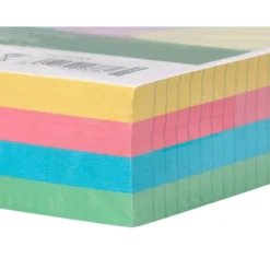 TARJETA LIDERPAPEL PARA ESTUDIAR RAYADA CARTULINA DE COLORES 170 GR/M2 100X150MM PAQUETE DE 200 UNIDADES