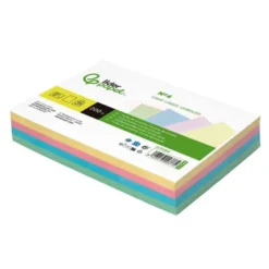 TARJETA LIDERPAPEL PARA ESTUDIAR LISA CARTULINA DE COLORES 170 GR/M2 125X200MM PAQUETE DE 200 UNIDADES