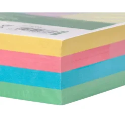 TARJETA LIDERPAPEL PARA ESTUDIAR LISA CARTULINA DE COLORES 170 GR/M2 125X200MM PAQUETE DE 200 UNIDADES