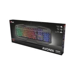 Teclado gaming con cable 1,4 m Marca Trust Gxt 830-RW Avonn Iluminación Rainbow