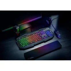 Teclado gaming con cable 1,4 m Marca Trust Gxt 830-RW Avonn Iluminación Rainbow