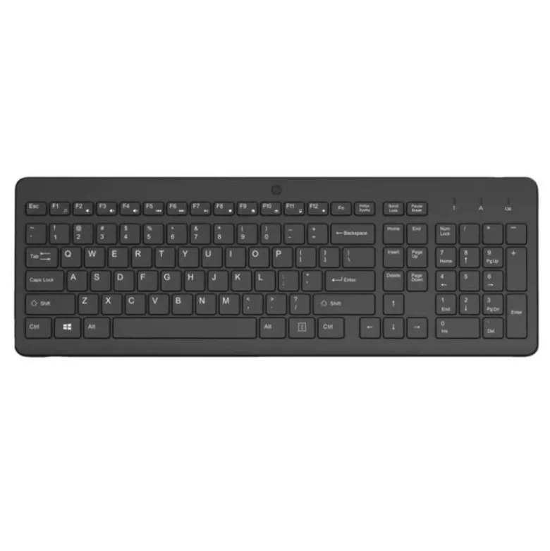 TECLADO HP 225 INALAMBRICO QWERTY COLOR NEGRO