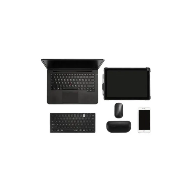 TECLADO KENSINGTON COMPACT INALAMBRICO DUAL USB 3.0 COLOR NEGRO 288X125X21 MM