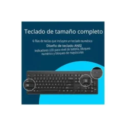 TECLADO KENSINGTON KB150 EQ INALAMBRICO COLOR NEGRO