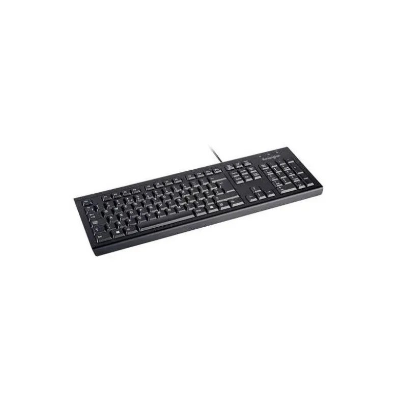 TECLADO KENSINGTON KB100 EQ CON CABLE 2400 DPI USB-A COLOR NEGRO
