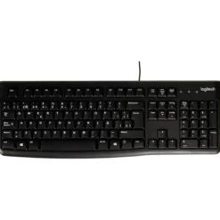 Teclado multimedia cable Logitech K120 1,5 m color Negro