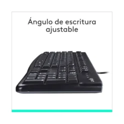 Teclado multimedia cable Logitech K120 1,5 m color Negro