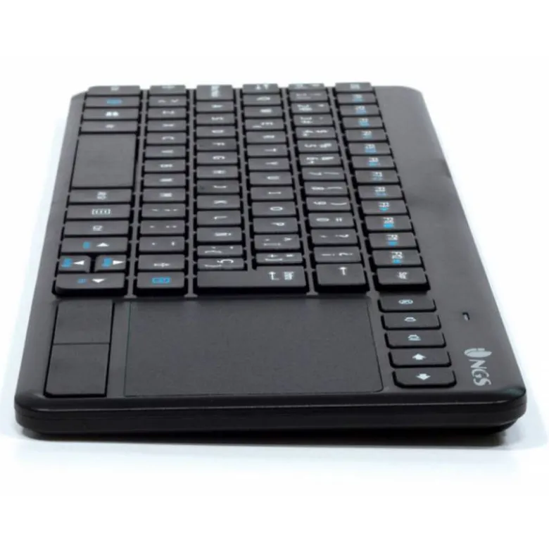 TECLADO NGS WARRIOR INALAMBRICO TOUCH PAD CON TECLAS MULTIMEDIA DE 2,4 GHZ COLOR NEGRO