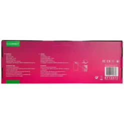 TECLADO Q-CONNECT CON CABLE 1,35 MT COLOR NEGRO