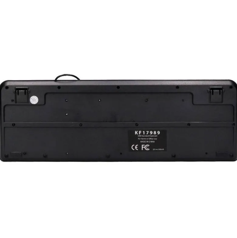 TECLADO Q-CONNECT NEGRO CON CABLE 1,5 M COMPATIBLE WINDOWS 95 / 98 / NT / ME / 2000 / XP / 7 / 8 / VISTA