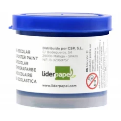 Tempera Escolar Liderpapel Color Azul Ultramar 40 ml
