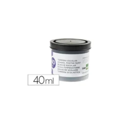 Tempera Escolar Liderpapel Color Negro 40 ml