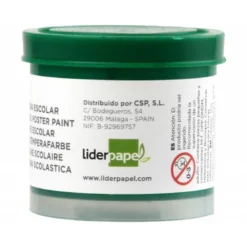Tempera Escolar Liderpapel Color Verde 40 ml