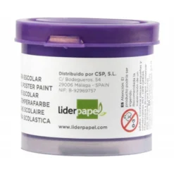 Tempera Escolar Liderpapel Color Violeta 40 ml