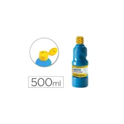 Tempera Giotto azul cian 500 cc