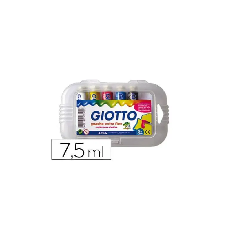 Tempera Giotto 5 colores surtidos