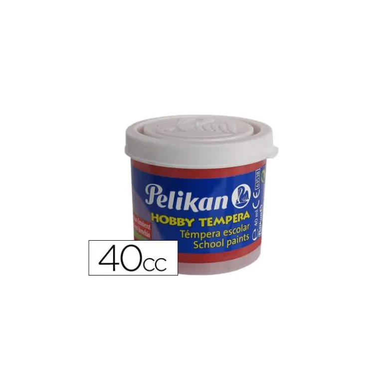 Tempera hobby 40 cc bermellon -n.58