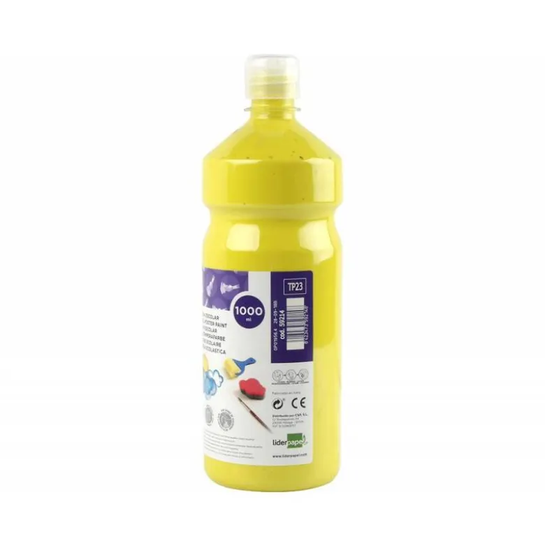 Tempera Liderpapel amarillo limon 1000 cc