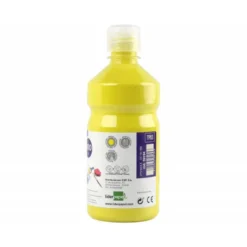 Tempera Liderpapel color amarillo limon 500 cc