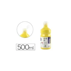 Tempera Liderpapel color amarillo 500 cc