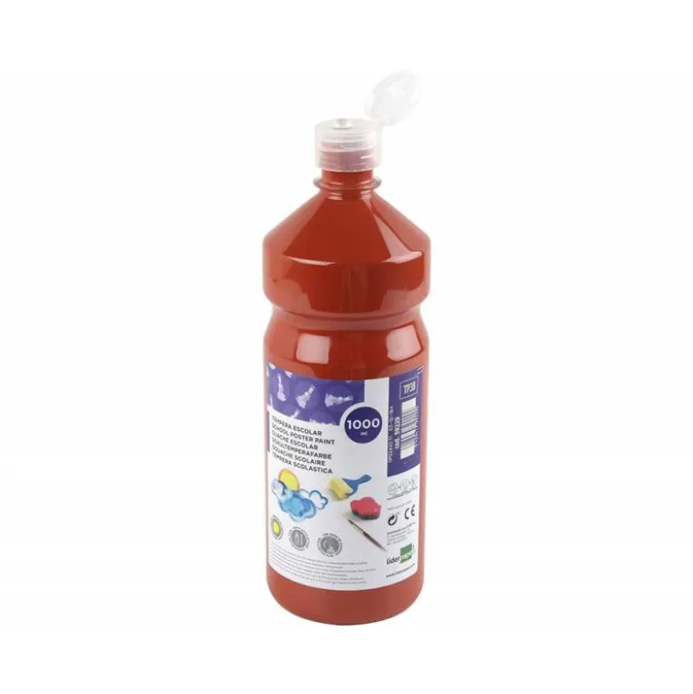 Tempera Liderpapel color marron 1000 cc