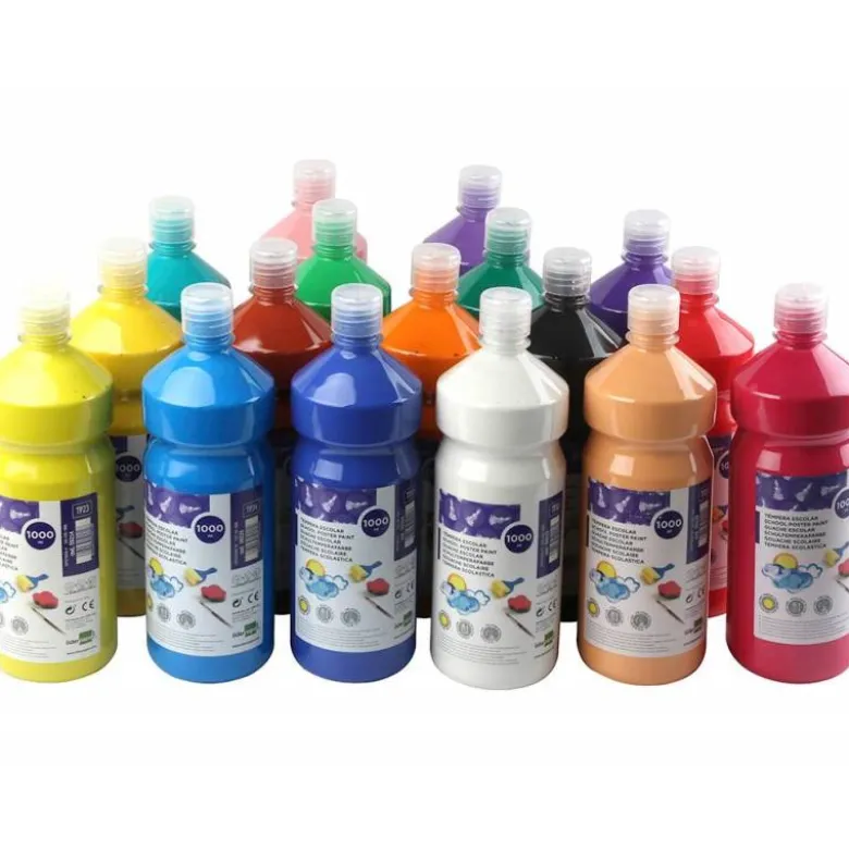 Tempera Liderpapel color negro 1000 cc