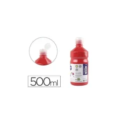 Tempera Liderpapel color rojo 500 cc