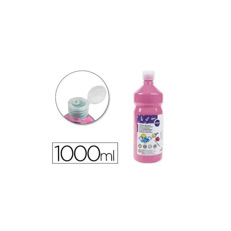 Tempera Liderpapel color rosa 1000 cc
