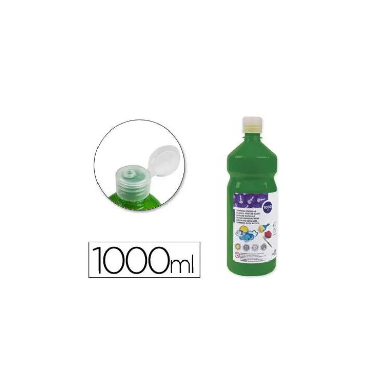 Tempera Liderpapel color verde oscuro 1000 cc