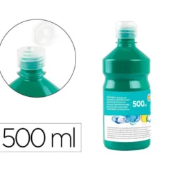 Tempera Liderpapel color verde oscuro 500 cc