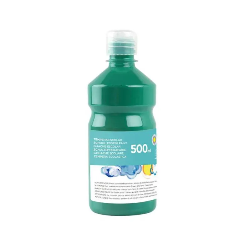 Tempera Liderpapel color verde oscuro 500 cc