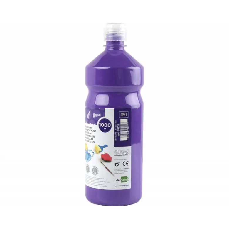 Tempera Liderpapel color violeta 1000 cc