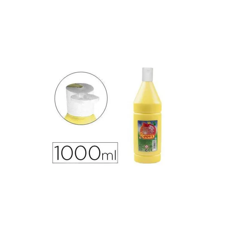 Tempera liquida JOVI color amarillo 1000 cc