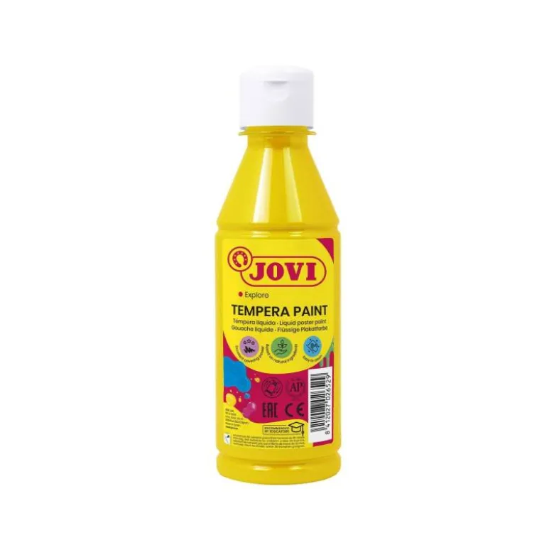Tempera liquida Jovi color amarillo 250 cc